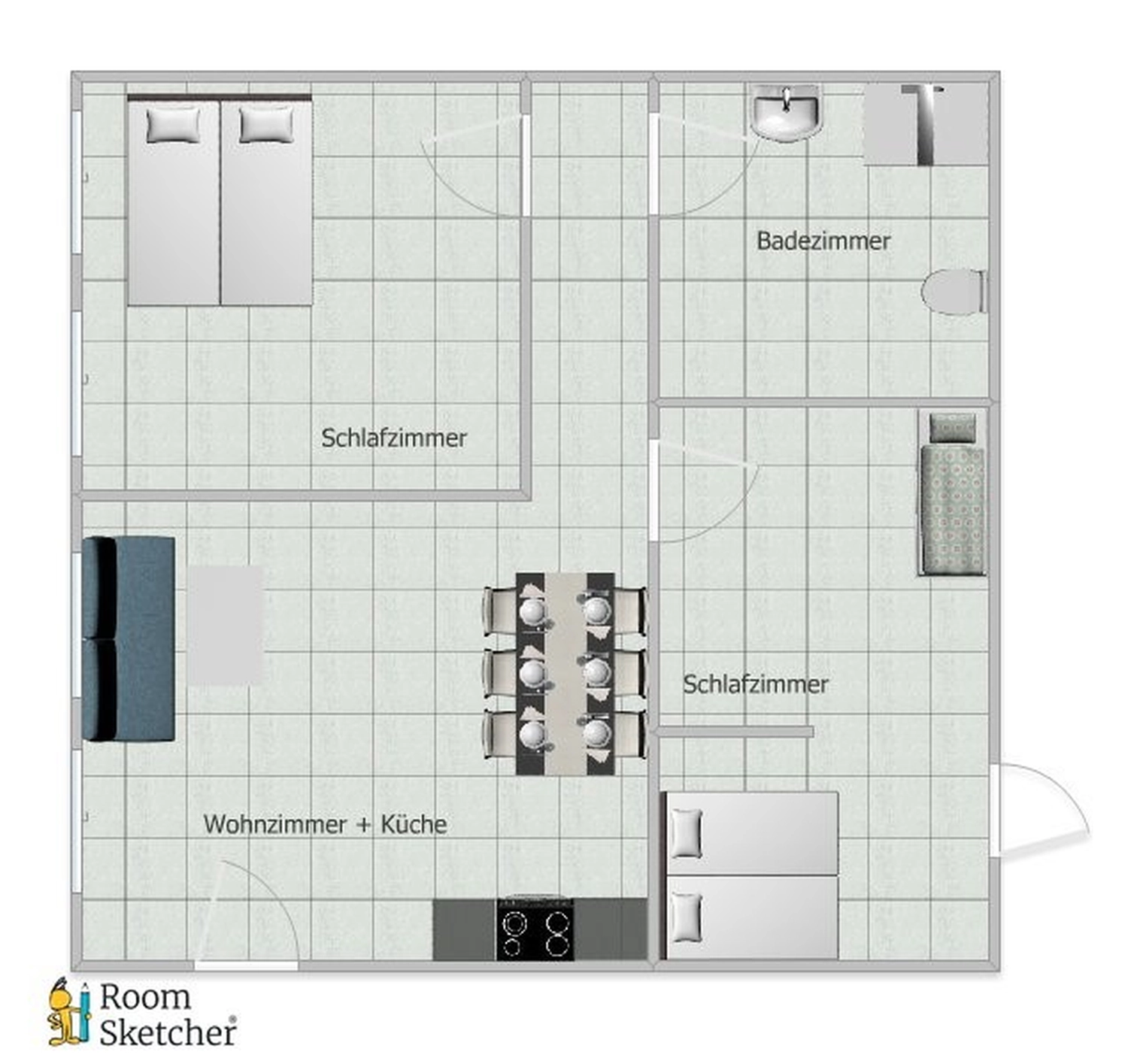 Segelschiff  ( Erdgeschoss links) von Albatros bei Ole Schule